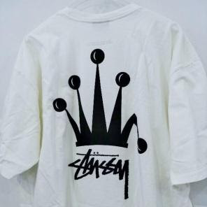 新品 未使用 国内正規品 ◆ Stssy x DSM T-Shirt Retrospective DSM Crown Tee 白 ホワイト サイズS ◆_画像8