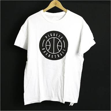 新品 未使用 正規品 ◆ 仏 PIGALLE 店舗直接購入 ピガール Basketball 白TシャツMサイズ ◆_画像5