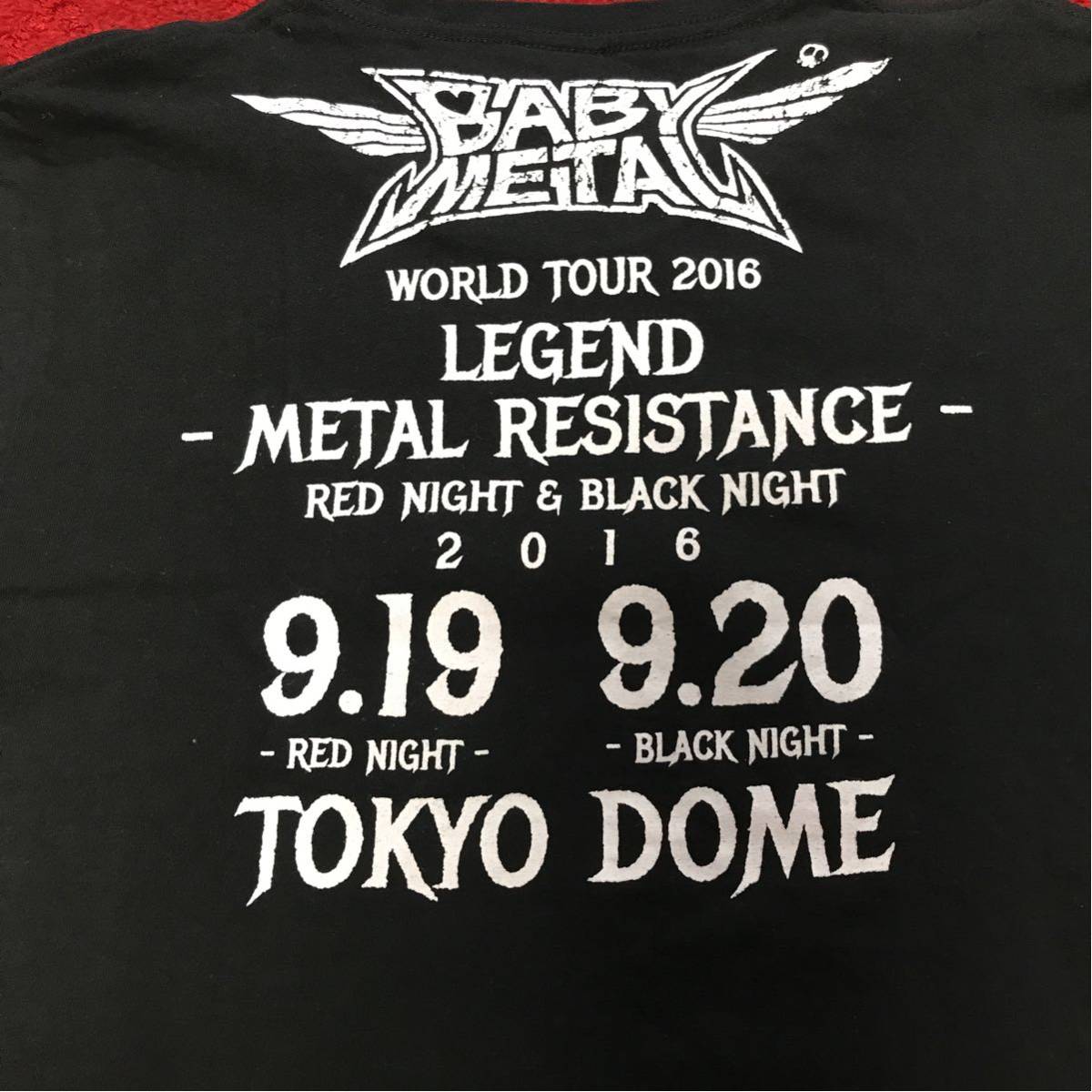  beautiful goods M size tokyo dome memorial k×y TEE T-shirt baby metal Tokyo Dome BABYMETAL k×y 666