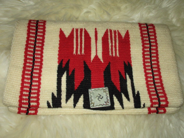 卍 1930-1940's チマヨ パース TALON 扇ジップ ビンテージ インディアン シルバー コンチョ バッグ 財布 小物入れ ポーチ ウエストバッグ