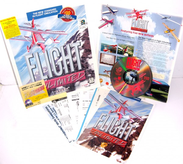 [ including in a package OK] flight simulator / Flight Unlimited / for Windows