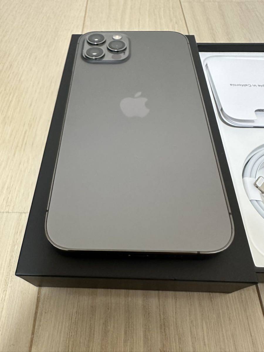 SIMフリー iPhone12 Pro 256GB グラファイト 美品 本体 スマホ スマホ
