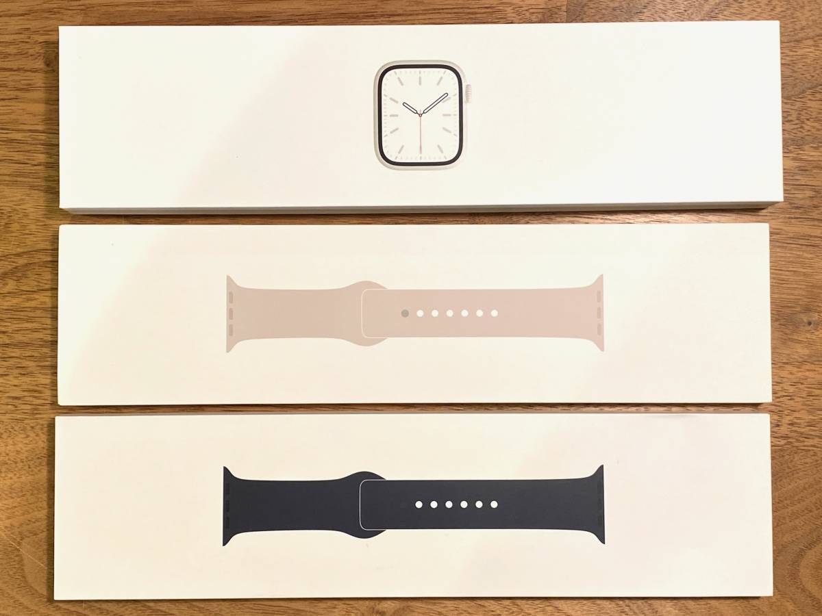 中古】Apple Watch Series 7 41mm GPSモデル スターライトアルミケース