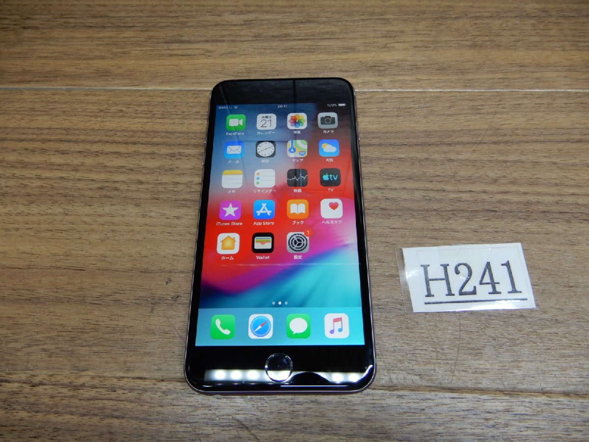 H241★Apple★iphone6 Plus★16GB★キャリア au (KDDI）A1524_画像1