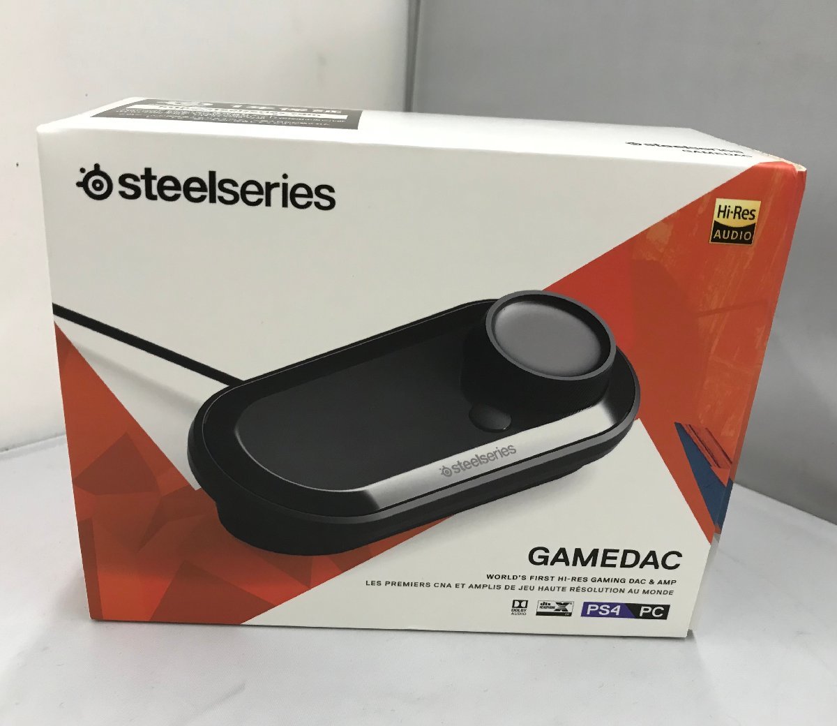 SteelSeries (スティールシリーズ) GameDAC 61370 サラウンド ゲーミング オーディオ USBDAC PC PS4対応 (管理番号：059109) 60