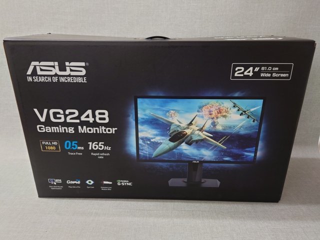 ヤフオク! - 【中古品B】ASUS ゲーミングモニター VG248QG
