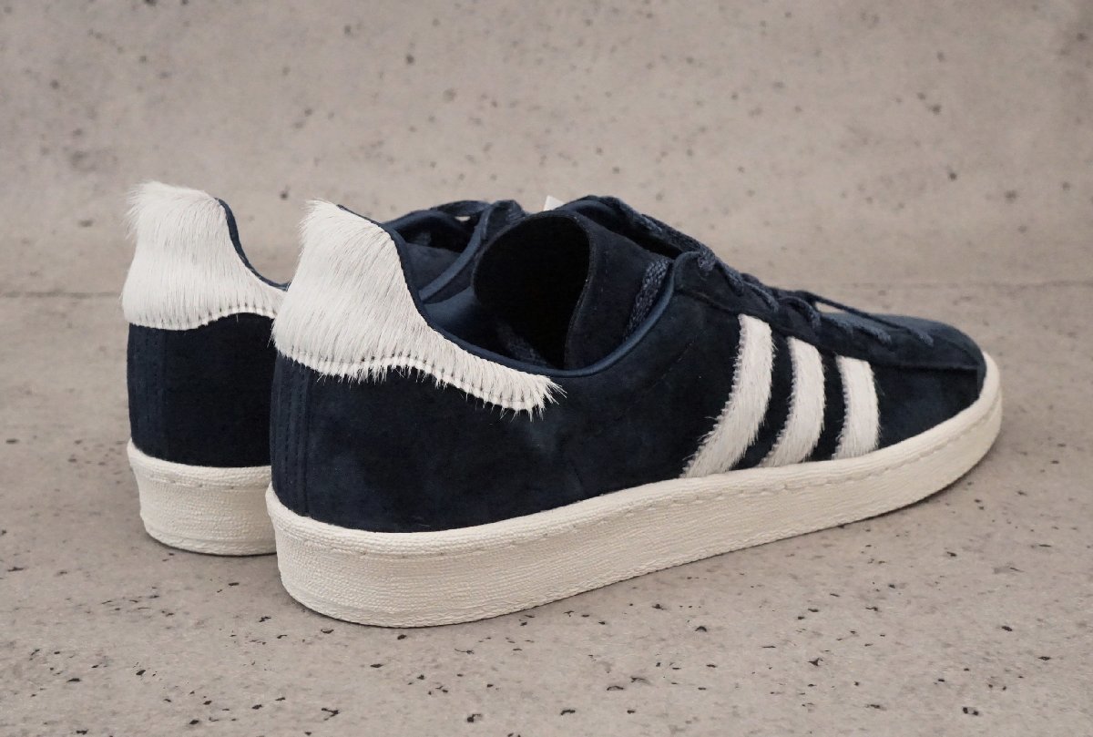 28cm adidas アディダス CAMPUS 80s CALLEGE NAVY/FOOTWEAR WHITE/BLUE GY0406 キャンパス 80s ネイビー/スネーク/ホワイトハラコ US10_画像2