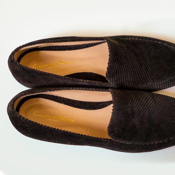 ジャンビト ロッシ Gianvito Rossi コーデュロイ シューズ Marcel