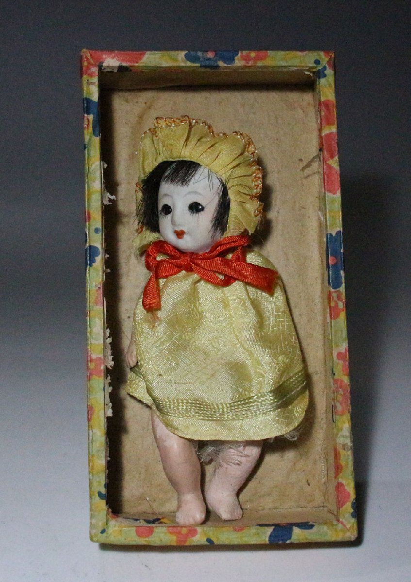 時代市場■当時物■サクラビスクドール 箱入 その4■日本人形・眠り人形