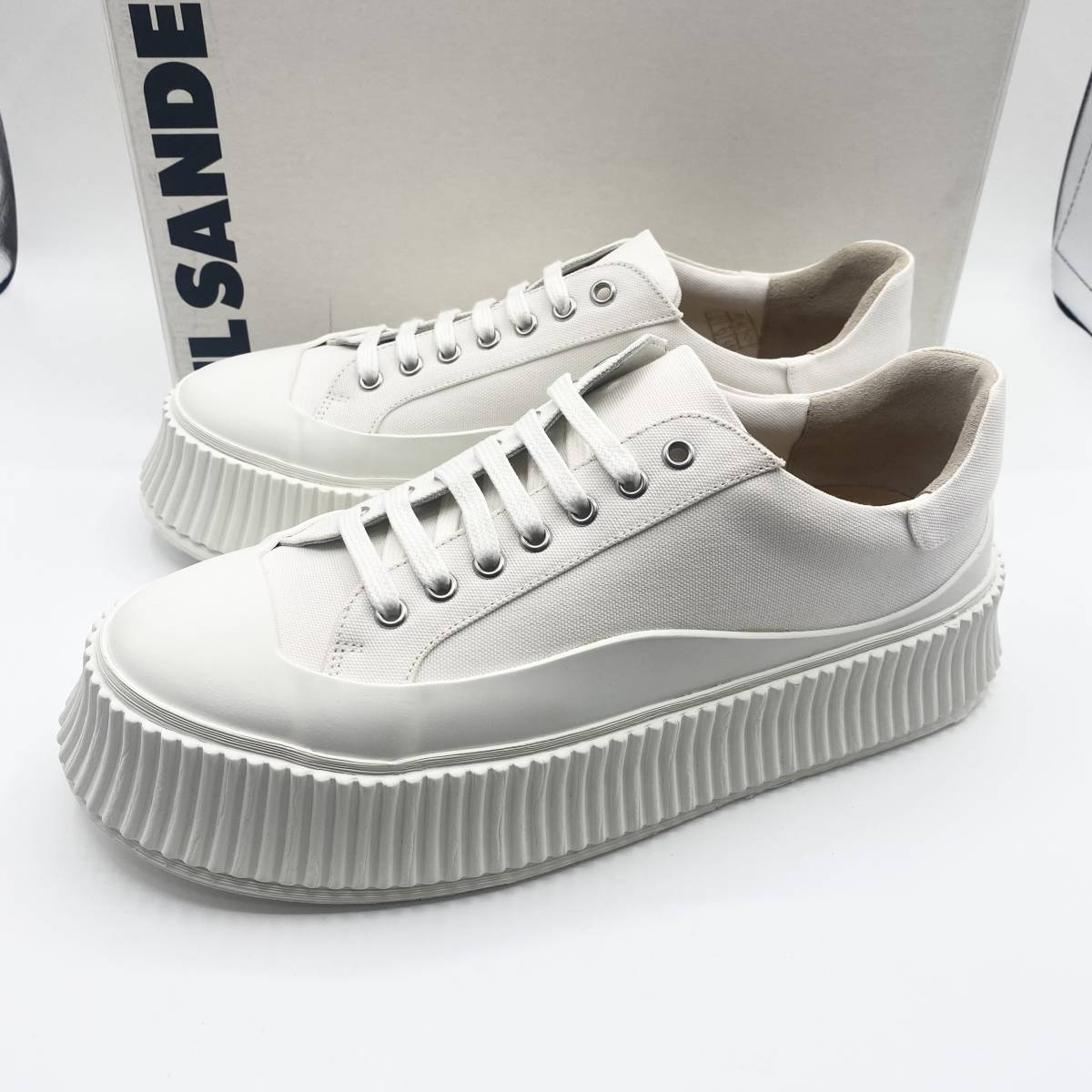 人気特価 【美品】ジルサンダー 白 JIL SANDER JIL スニーカー SANDER