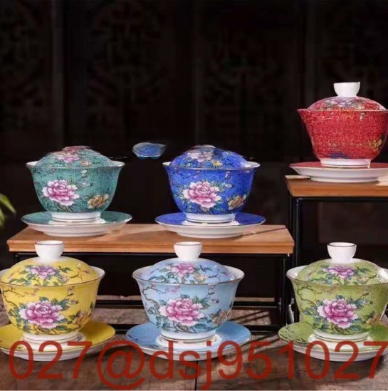 6客セット 中国茶器 景徳鎮 茶杯の画像1