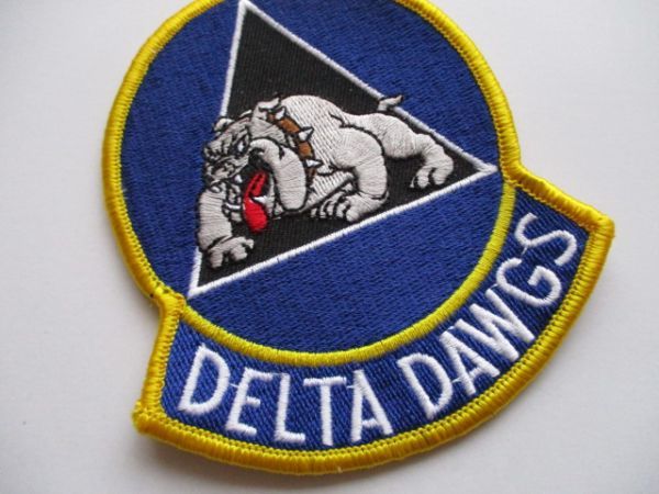 【送料無料】アメリカ空軍DELTA DAWGSパッチ89th FLYING TRAINING SQUADRON刺繍ワッペン/patchエアフォースAIR FORCE米空軍USAF米軍 M20の画像2