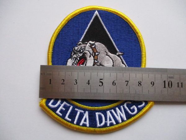 【送料無料】アメリカ空軍DELTA DAWGSパッチ89th FLYING TRAINING SQUADRON刺繍ワッペン/patchエアフォースAIR FORCE米空軍USAF米軍 M20の画像9