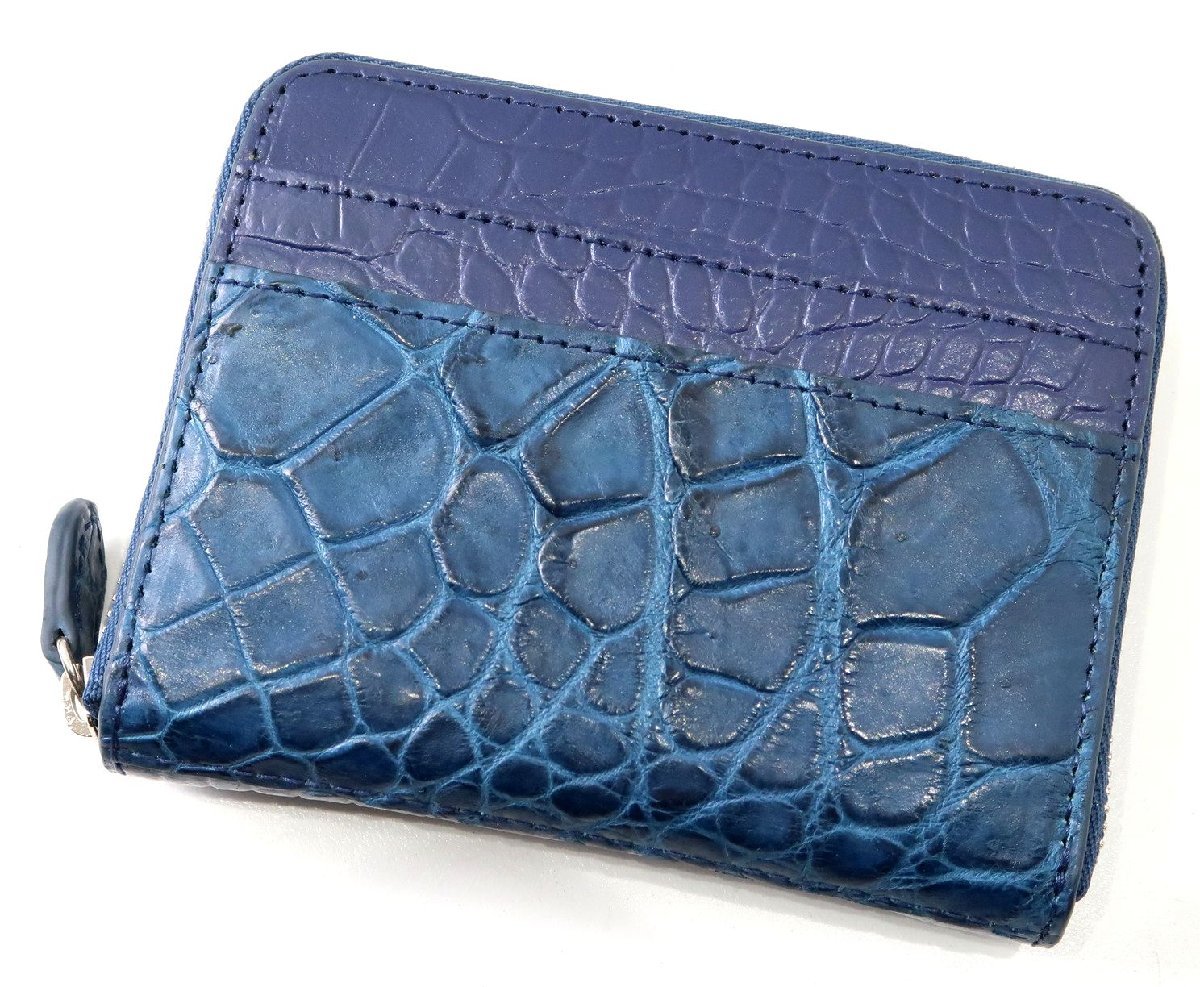 にもぜひご 箱付き 定価6万円弱 新品 ヘンローン クロコ クロコダイル