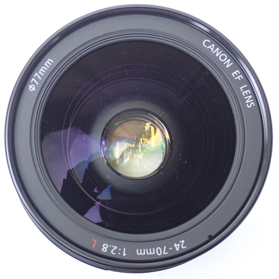 □●1円 未使用 Canon/キャノン EF24-70mm F2.8L USM 標準ズームレンズ AF/フード・フィルター・前後キャップ付き&1831400001_画像2