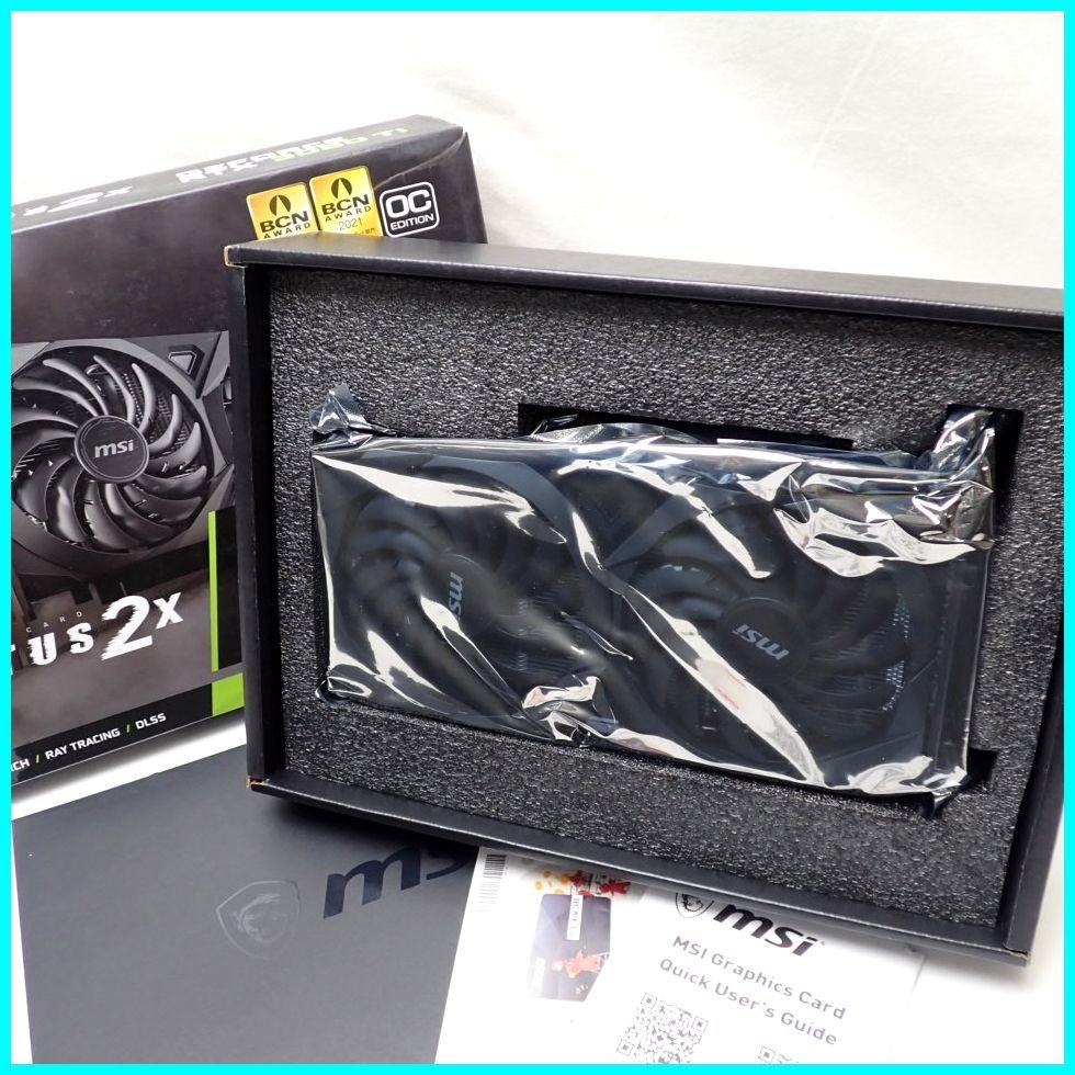 ○内袋未開封MSI GeForce RTX 3060 Ti VENTUS 2X 8G OCV1 LHR