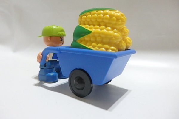 #1021 Lego Duplo fig кукла кукуруза ручная тележка # сельское хозяйство место особый детали блок 