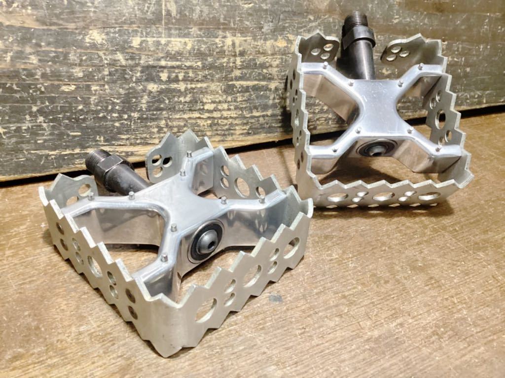 Vintage【 REVCORE 】 1st square pedal 希少 レブコア スクウェアペダル 新品 検) OLD BMX MTB CRUPI HUTCH HARO MONGOOSE REDLINE WEBCO