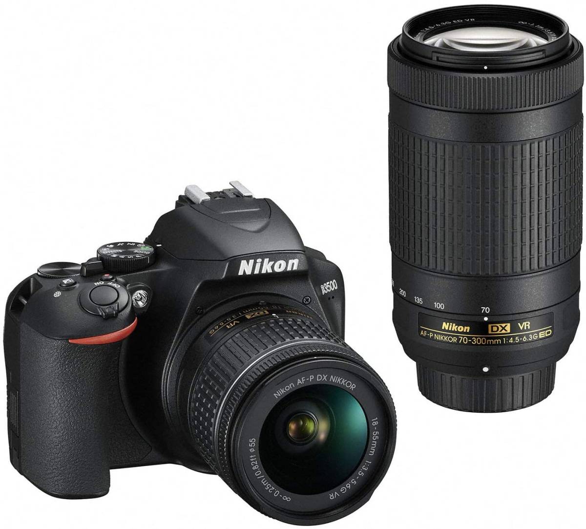 Nikon デジタル一眼レフカメラ D3500 ダブルズームキット D3500WZ(中古品)