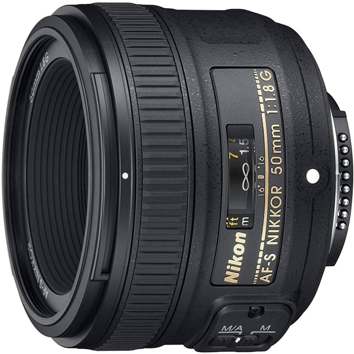 Nikon 単焦点レンズ AF-S NIKKOR 50mm f/1.8G フルサイズ対応 AF-S 50/1.8G(中古品)