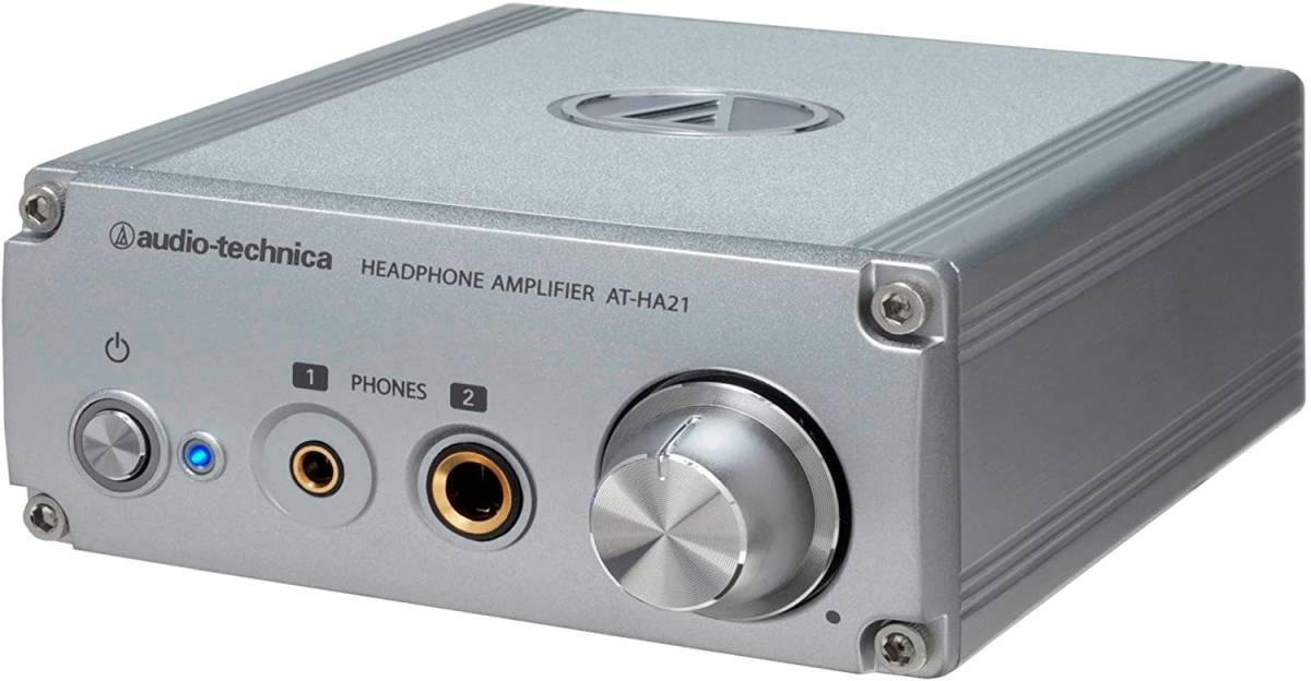 audio-technica ヘッドホンアンプ φ6.3ステレオ標準/φ3.5ステレオミニジ (中古品)