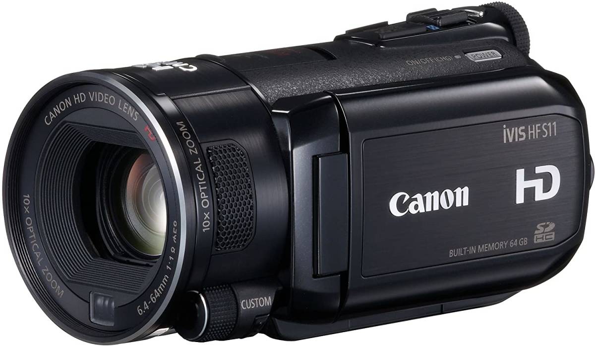 Canon ハイビジョンデジタルビデオカメラ iVIS HF S11(中古品)