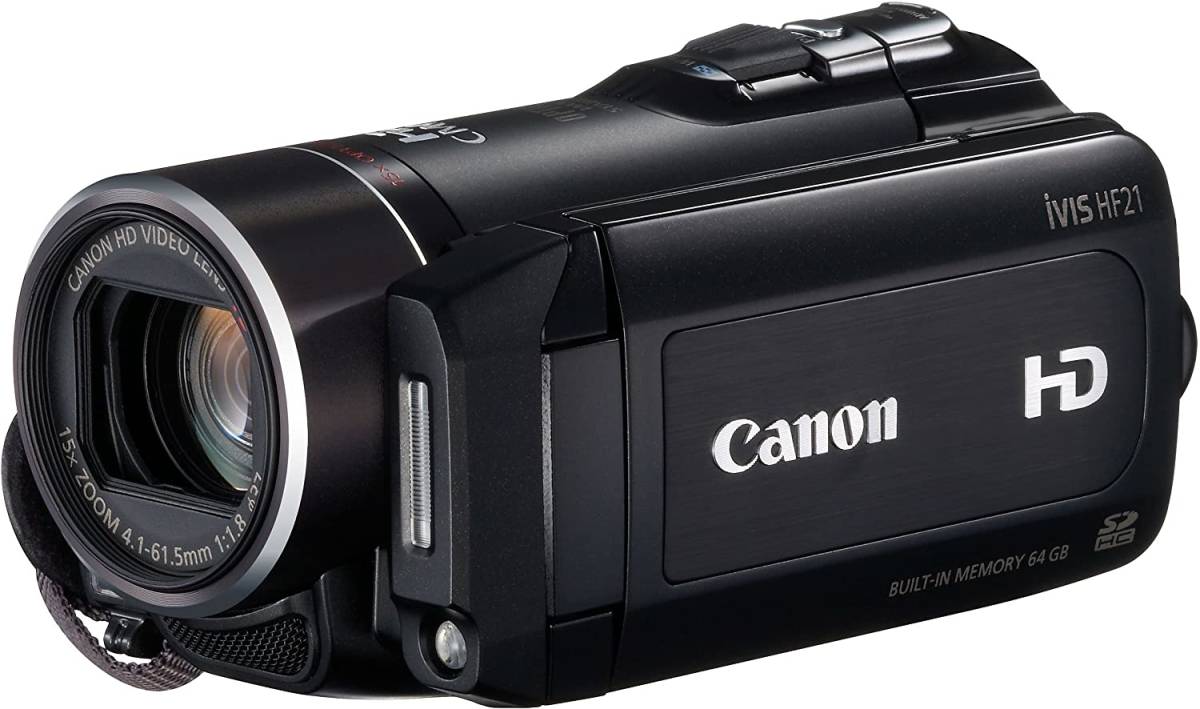 Canon ハイビジョンデジタルビデオカメラ iVIS HF21(中古品)