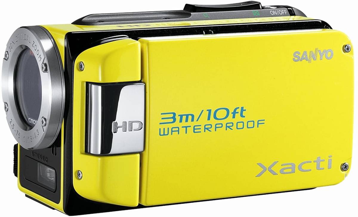 SANYO ハイビジョン 防水デジタルムービーカメラ Xacti (ザクティ) DMX-WH1(中古品)