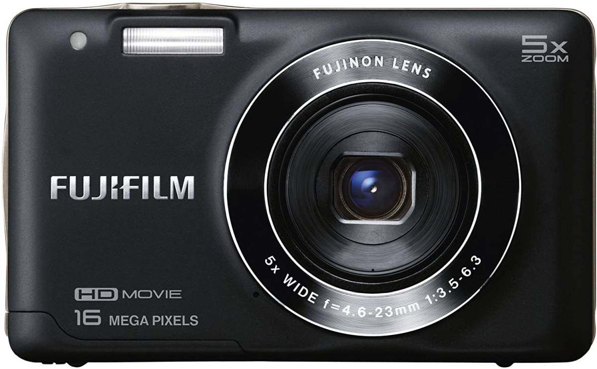 Fuji FinePix JX650 Camera - Black (16MP, 5x Zoom, 720p HD, 26mm Wide L(中古品)