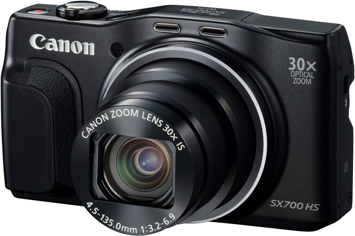 Canon デジタルカメラ Power Shot SX700 HS ブラック 光学30倍ズーム PSSX7(中古品)