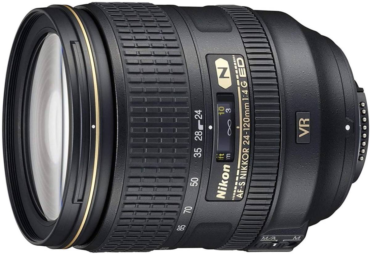 Nikon 標準ズームレンズ AF-S NIKKOR 24-120mm f/4G ED VR フルサイズ対応(中古品)