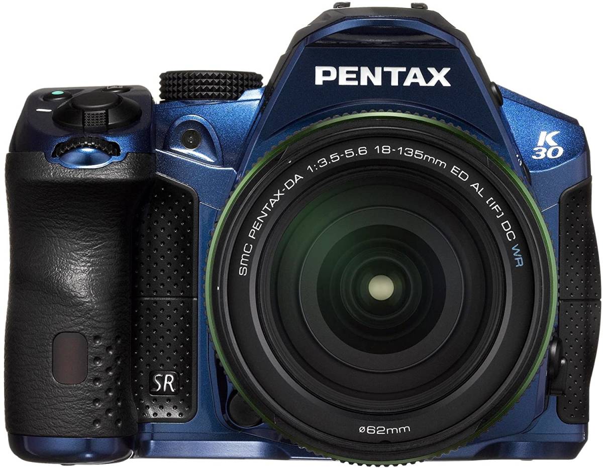 PENTAX デジタル一眼レフカメラ K-30 レンズキット [DA18-135mmWR] クリス (中古品)_画像1