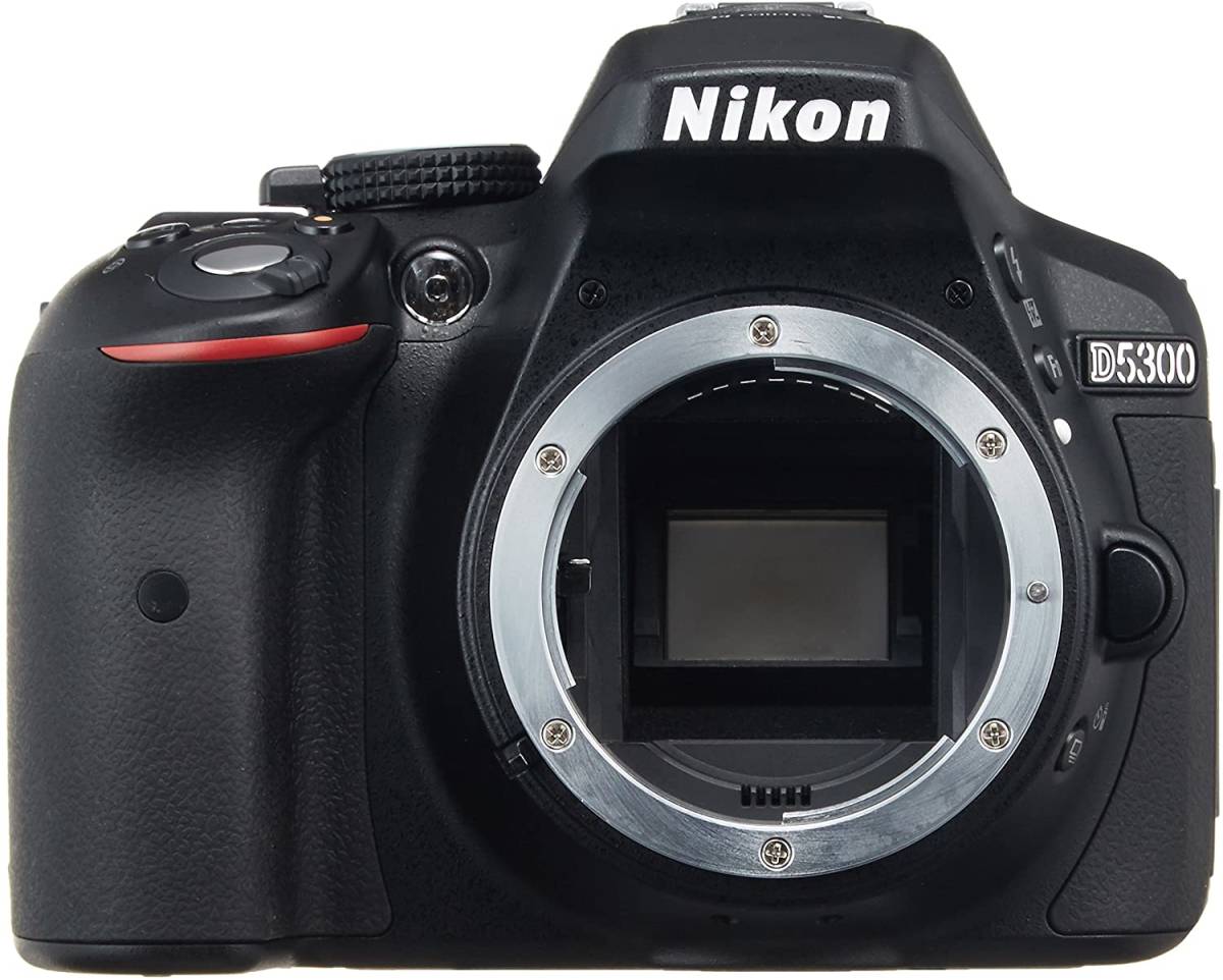 Nikon デジタル一眼レフカメラ D5300 ブラック 2400万画素 3.2型液晶 D5300(品)