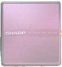 SHARP　シャープ　MD-ST600-P　ピンク　ポータブルMDプレーヤー　MDLP対応 (中古品)