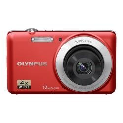 OLYMPUS デジタルカメラ VG-110 レッド 1200万画素 広角27mm 光学4倍ズーム(中古品)_画像1