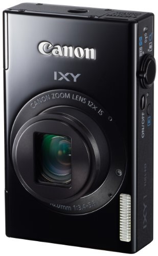 Canon デジタルカメラ IXY 1 ブラック 光学12倍ズーム Wi-Fi対応 IXY1(BK)(品)