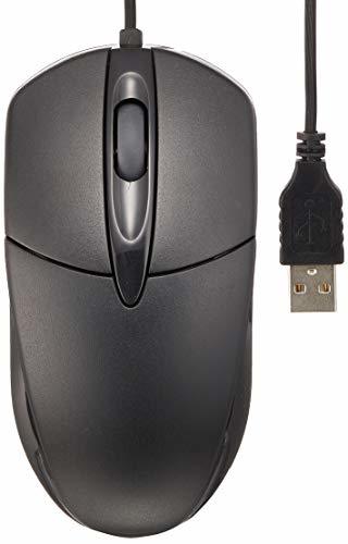スリー・アールシステム USB接続光学マウス ブラック 3R-KCMS01UBK(中古品)_画像1