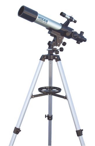 MIZAR 天体望遠鏡屈折式70mm 口径経緯台三脚セットTL-750(中古品 