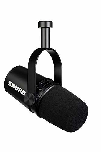 SHURE MV7 ポッドキャストマイクロホン : ダイナミックマイク 実況/配信/ゲ(中古品)