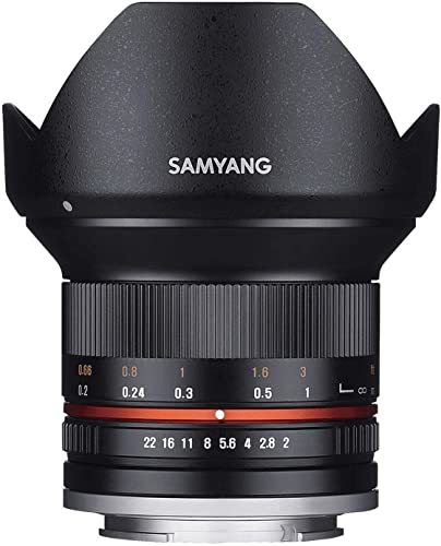 SAMYANG 単焦点広角レンズ 12mm F2.0 ブラック フジフイルム X用 APS-C
