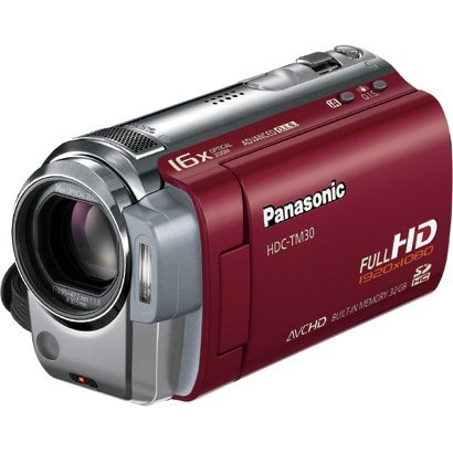 パナソニック デジタルハイビジョンビデオカメラ クランベリーレッド HDC-T(中古品)_画像1