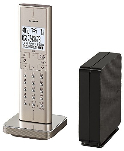 日本に シャープ JD-XF1CL-N(中古品) ゴールド系 迷惑電話機拒否機能