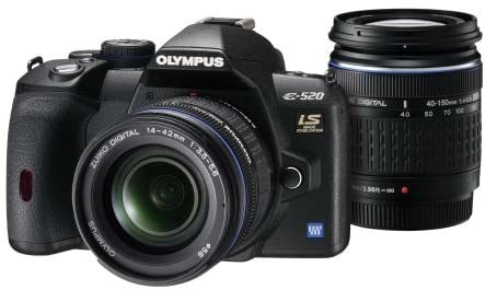 高品質の激安 OLYMPUS デジタル一眼レフカメラ E-520WKIT(中古品
