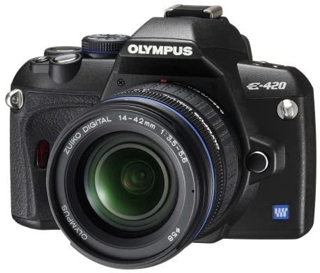OLYMPUS デジタル一眼レフカメラ E-420 レンズキット E-420KIT(中古品)