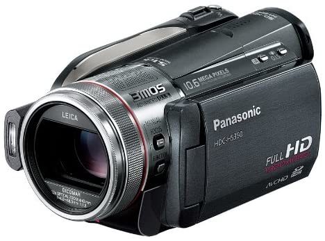 パナソニック デジタルハイビジョンビデオカメラ HS350 メタリックグレー H(中古品)