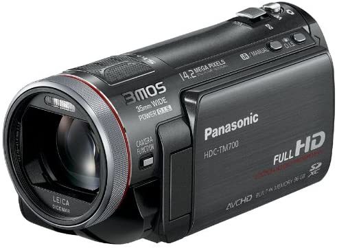 パナソニック デジタルハイビジョンビデオカメラ メタルブラック HDC-TM700(中古品)