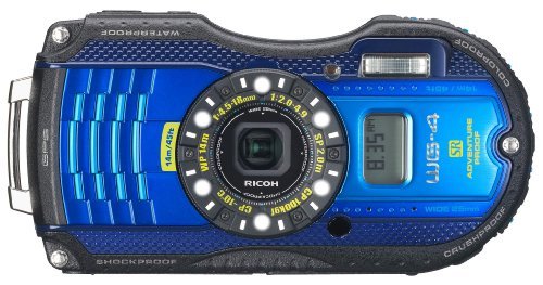 RICOH 防水デジタルカメラ RICOH WG-4GPS ブルー 防水14m耐ショック2.0m耐 (品)のサムネイル