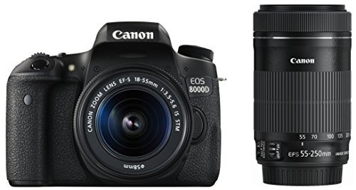 Canon デジタル一眼レフカメラ EOS EF-S18-55mm (中古品) 8000D ダブル ...