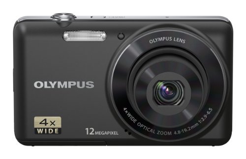 オリンパス デジタルカメラ (ブラック) 1200万画素 光学4倍ズーム D-700(中古品)
