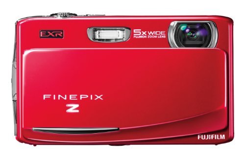FUJIFILM デジタルカメラ FinePix Z950EXR レッド 1600万画素 広角28mm光学(中古品)